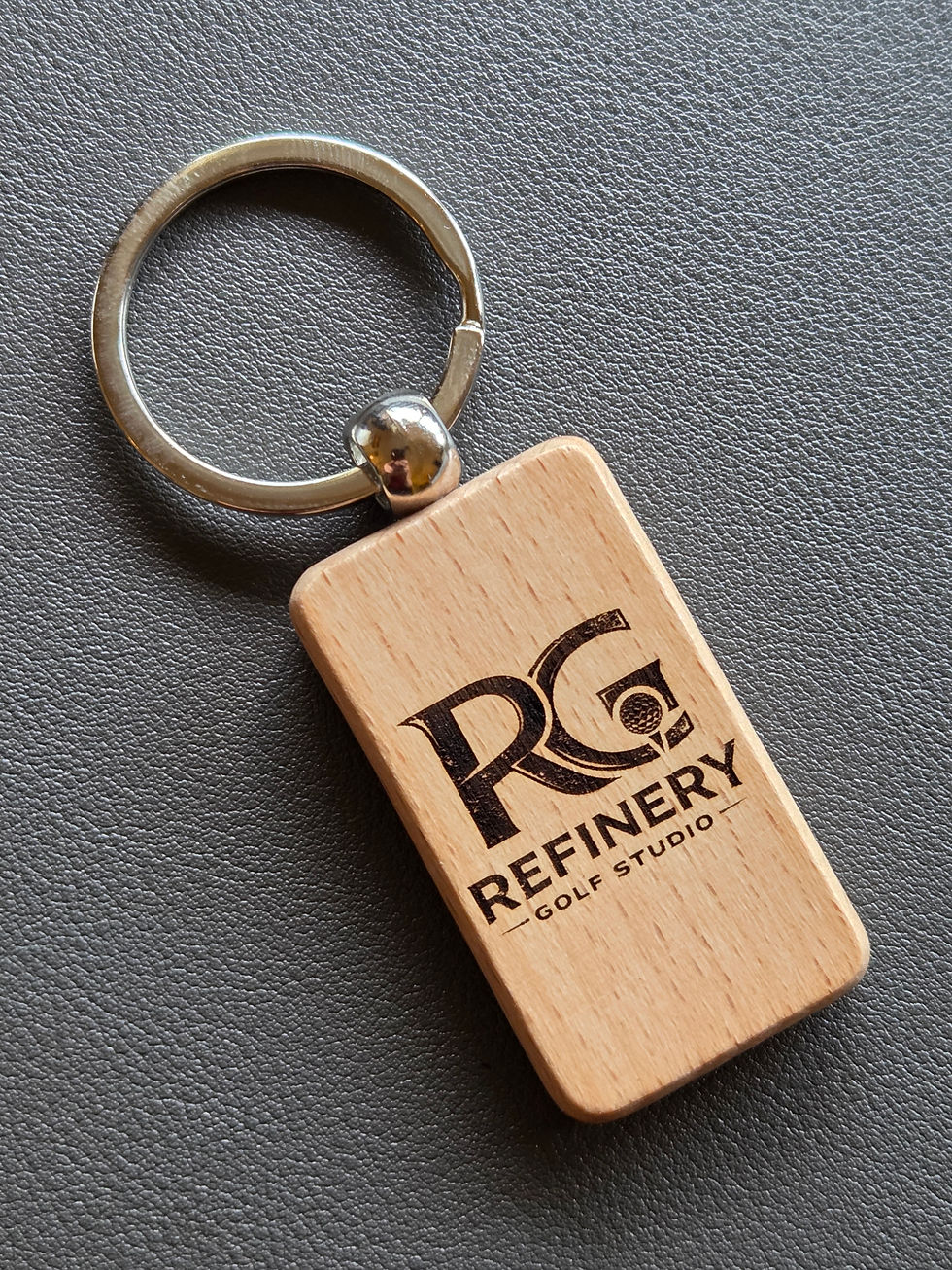 Wood Key Ring