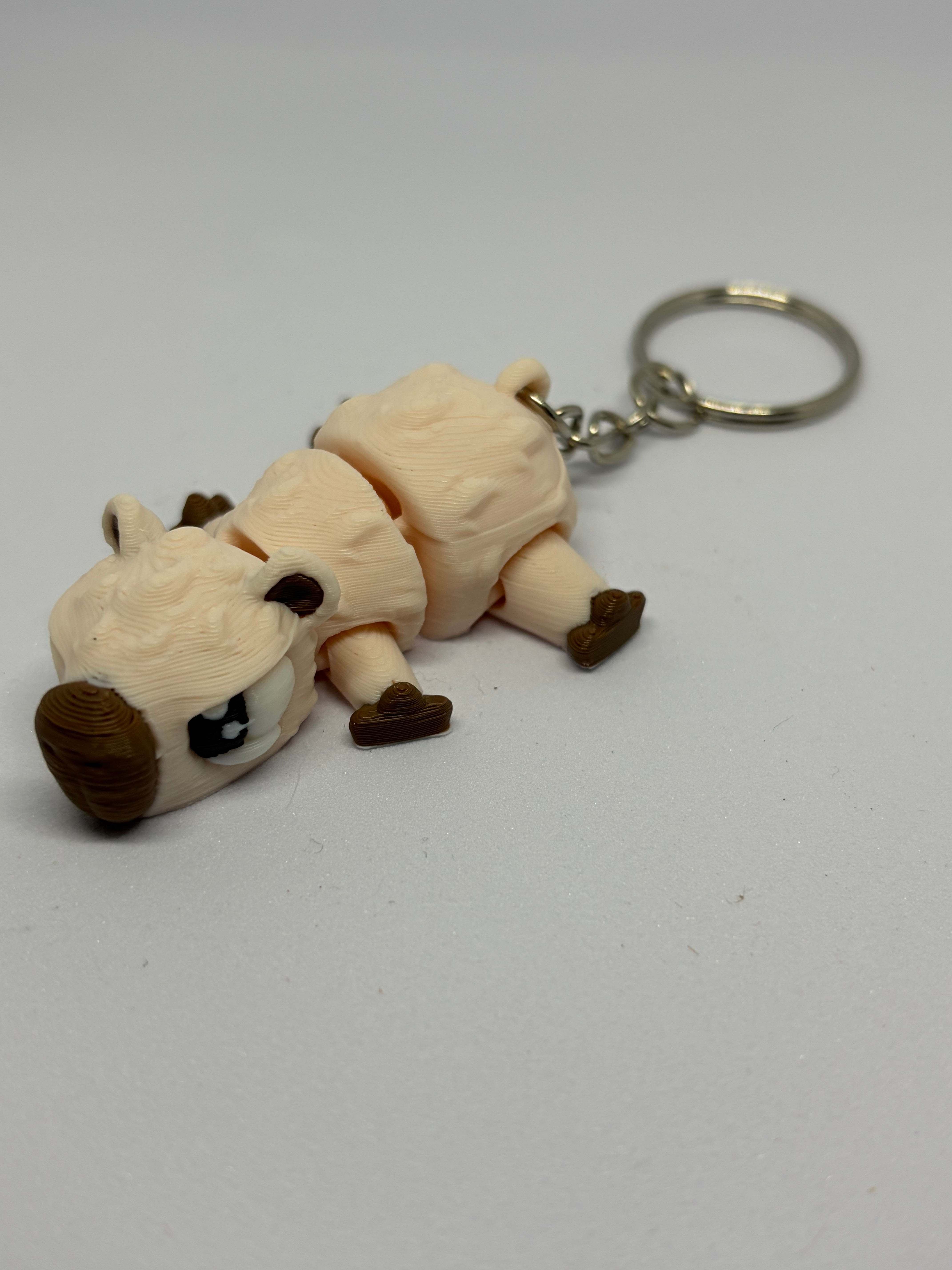 Capybara Keyring