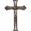 Crocifisso in metallo + inserti