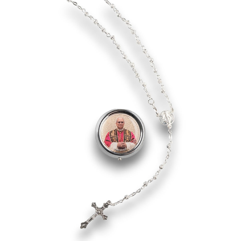 Miniatura: Rosario di Papa Leone XIV