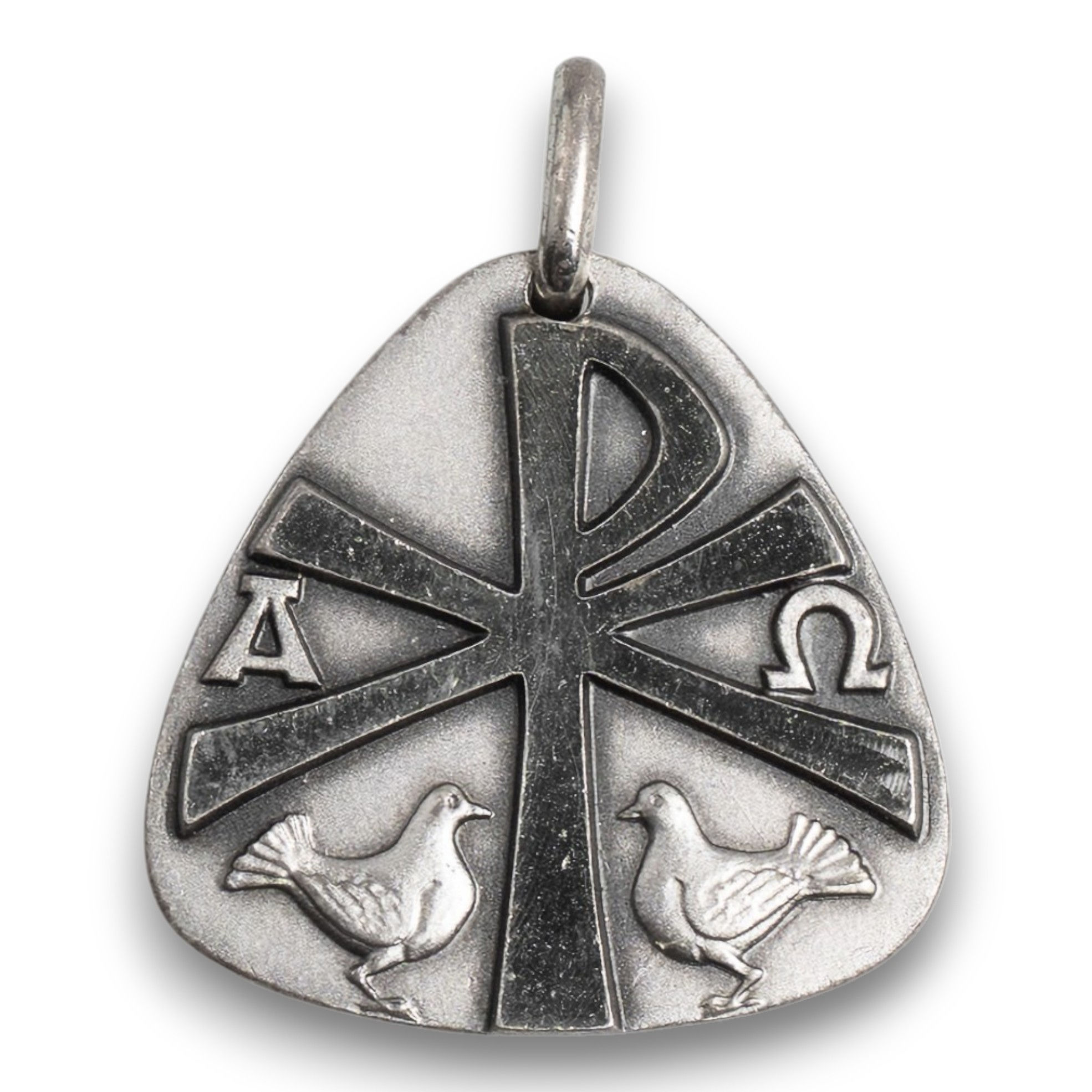 Medaglia Alfa e Omega "Chi Rho"