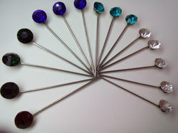 Stone hijab pin