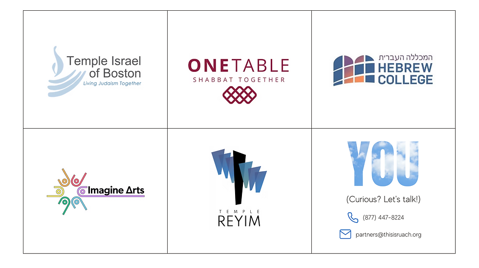 🌬 A selection of RUACH's organizational partners to date
