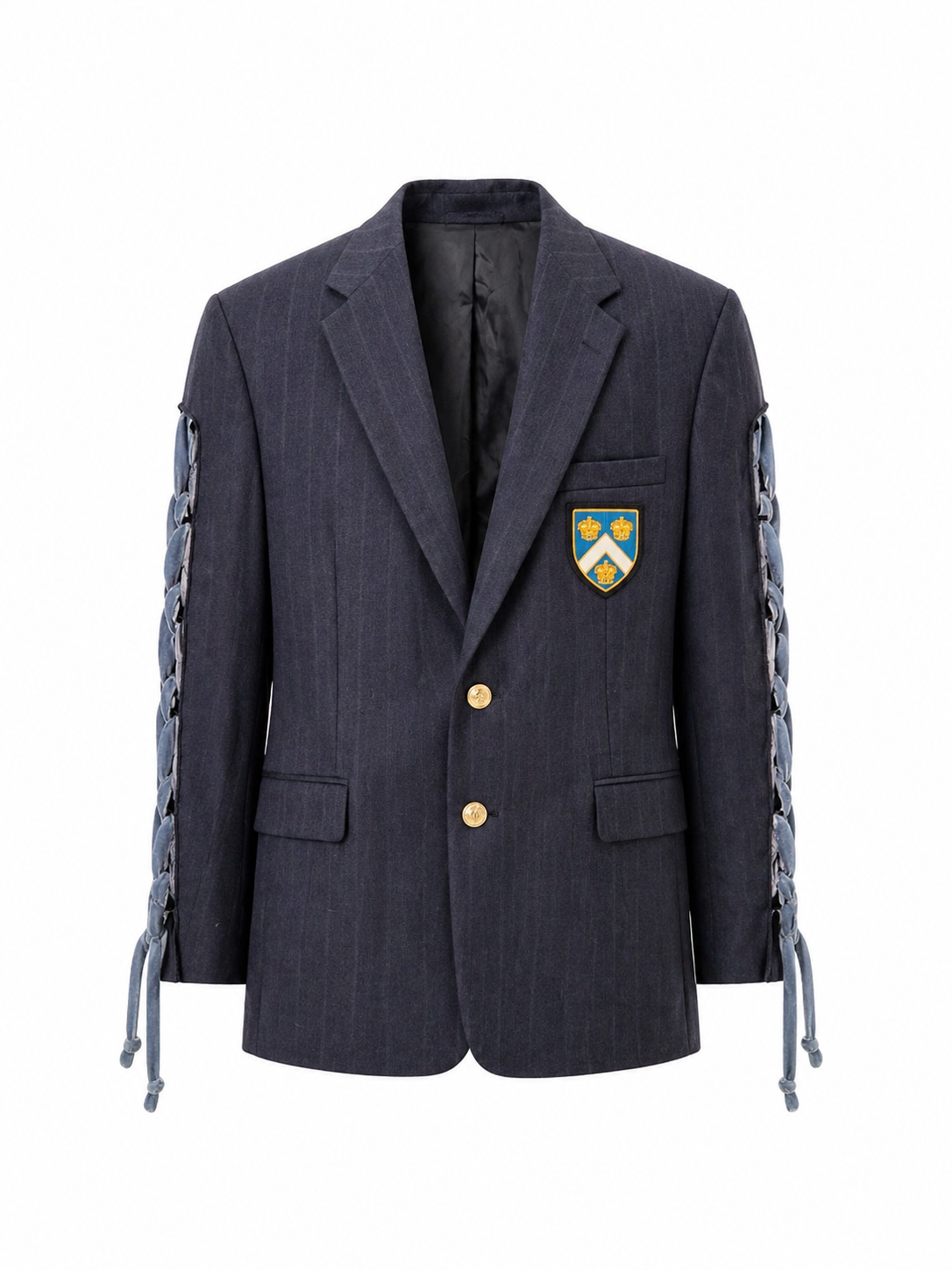 Navy Pin Stripe Blazer