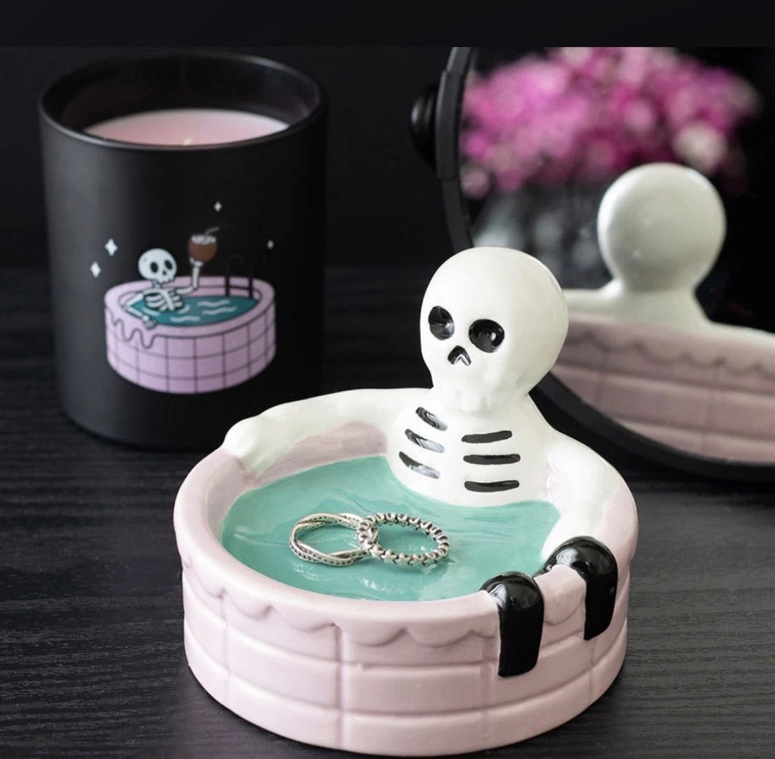 Dead Cool Skeleton Trinket Dish Gift