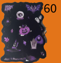 Thumbnail: HALLOWEEN STICKERS OPT 46-60