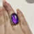 Thumbnail: Genuine ruby 925 oval ring 