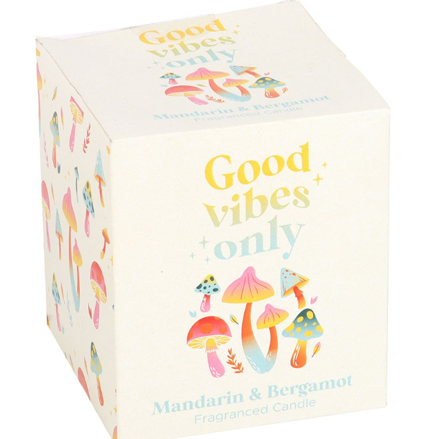 Thumbnail: "Good Vibes Only" Bergamot & Mandarin Scented Candle