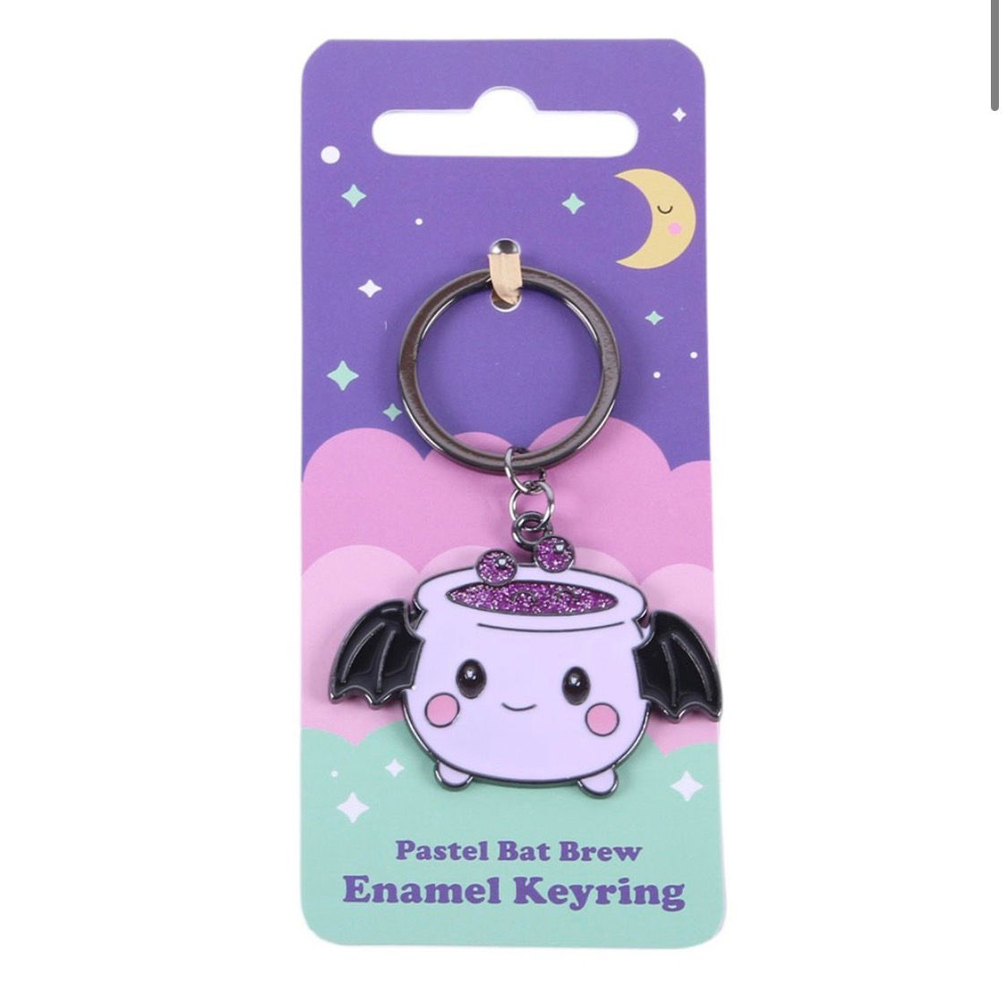 Halloween bats brew keyring samwain bag accessory