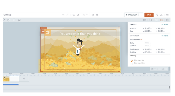 Allow user to use _easing_ feature with