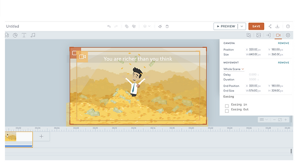 Allow user to use _easing_ feature with