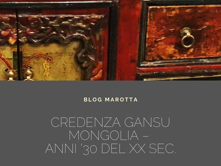 CREDENZA GANSU MONGOLIA – Anni ‘30 del XX sec. Misure: L 129 X P 41 X H 55 cm