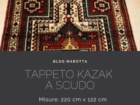 TAPPETO KAZAK A SCUDO - ARMENIA – CAUCASO