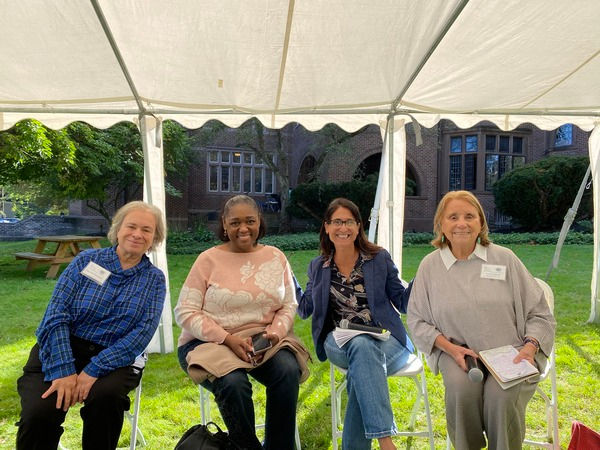 women on panel Rachel MacNair, Gloria Purvis, Michelle Sterlace-Accorsi, and Carol Crossed.