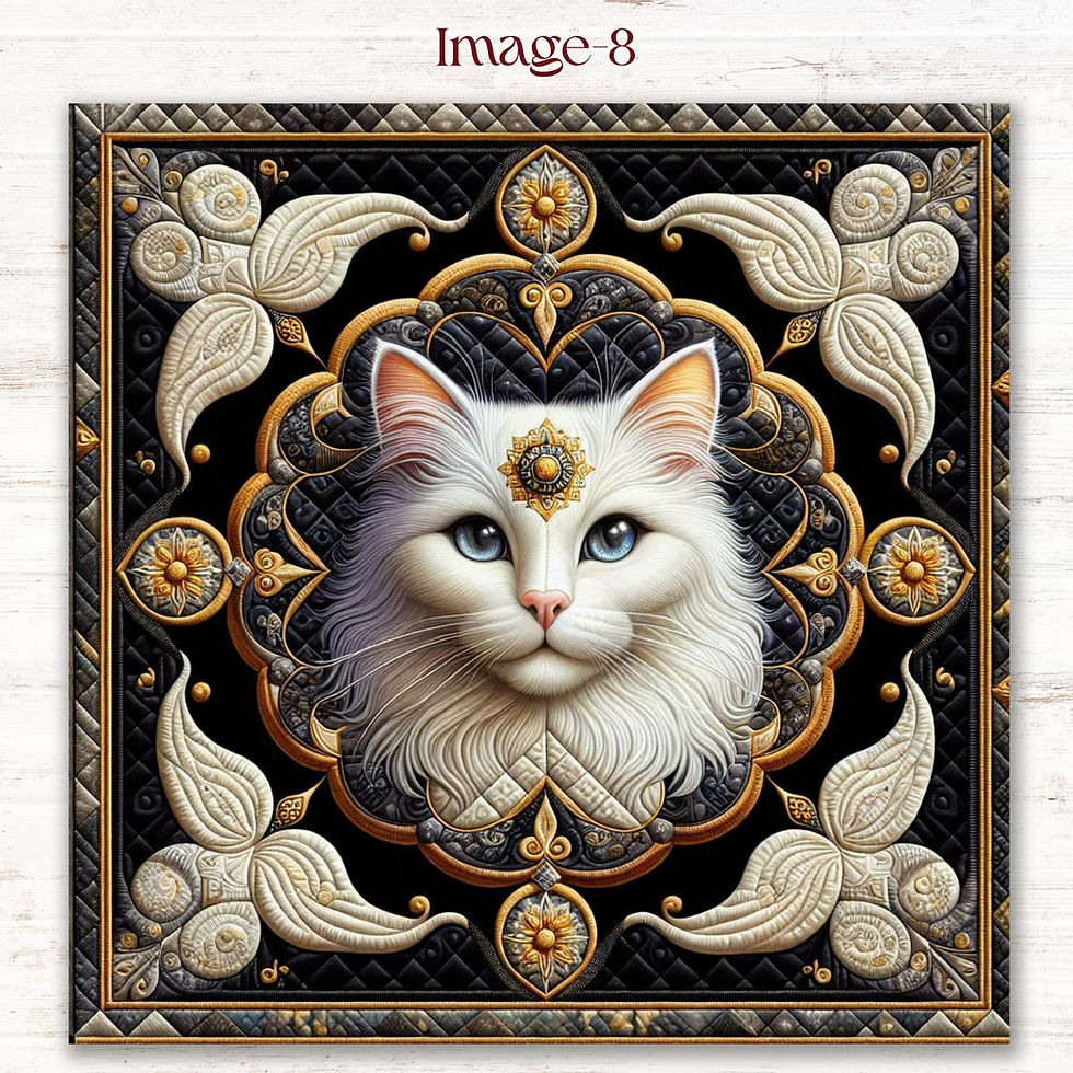 Thumbnail: Majestic Cats of Opulence Diamond Painting