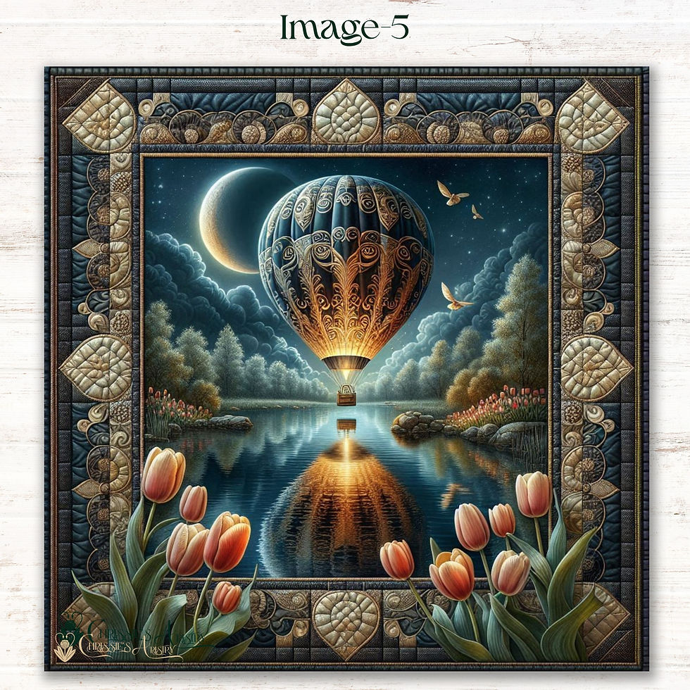 Thumbnail: Moonlit Voyage Fabric Panels