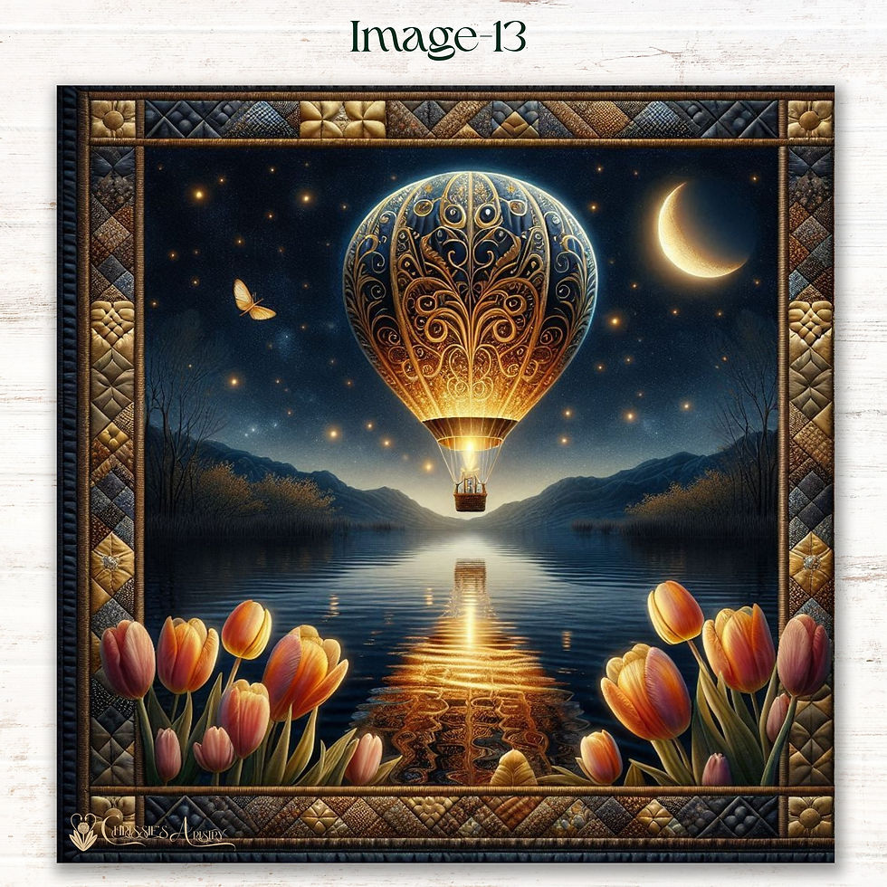 Thumbnail: Moonlit Voyage Fabric Panels