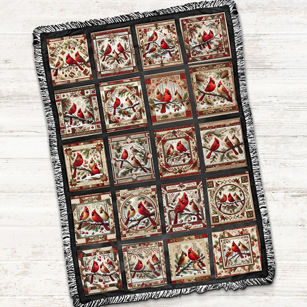 Thumbnail: Holiday Gathering Fabric Panels