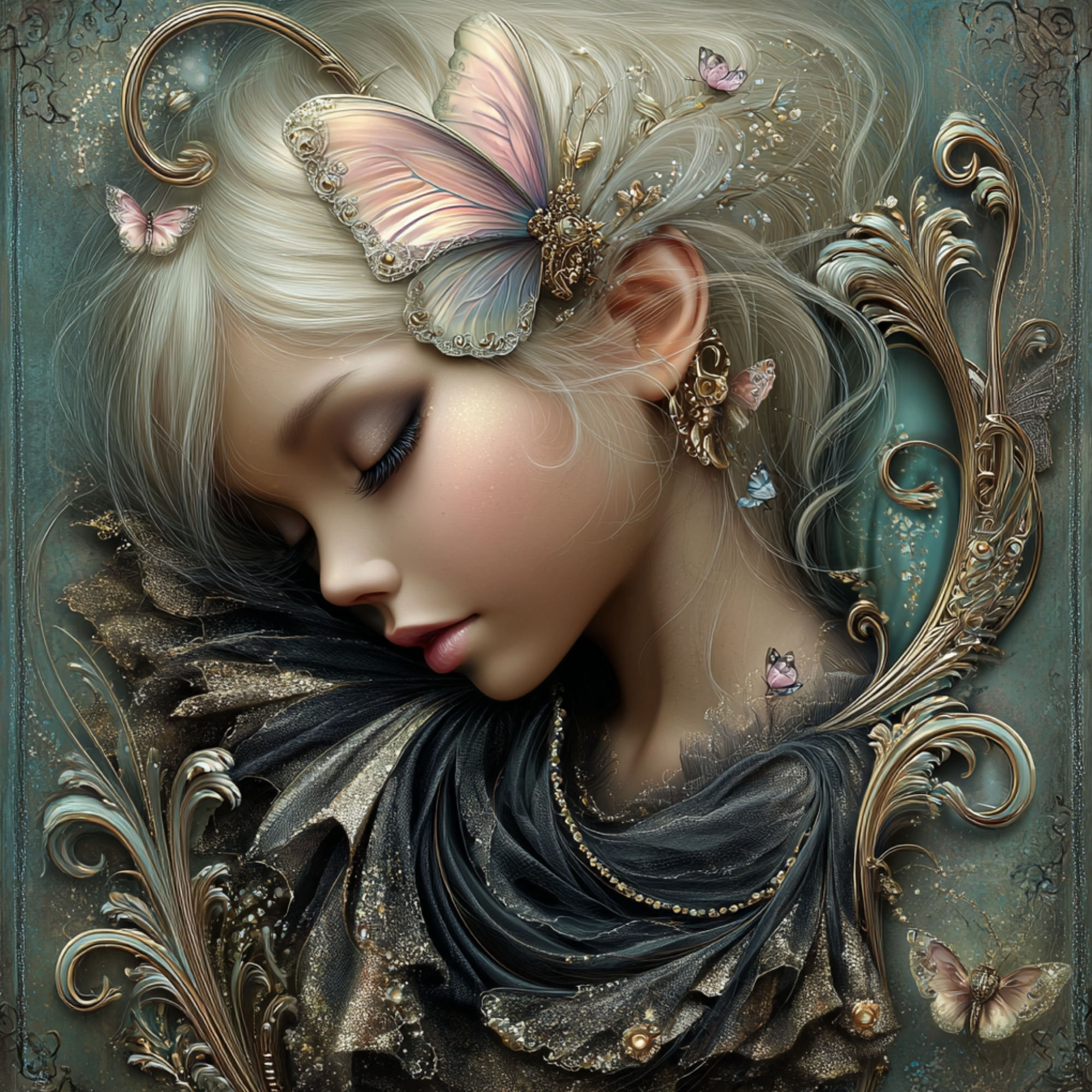 Butterfly Whisper Grace Diamond Painting