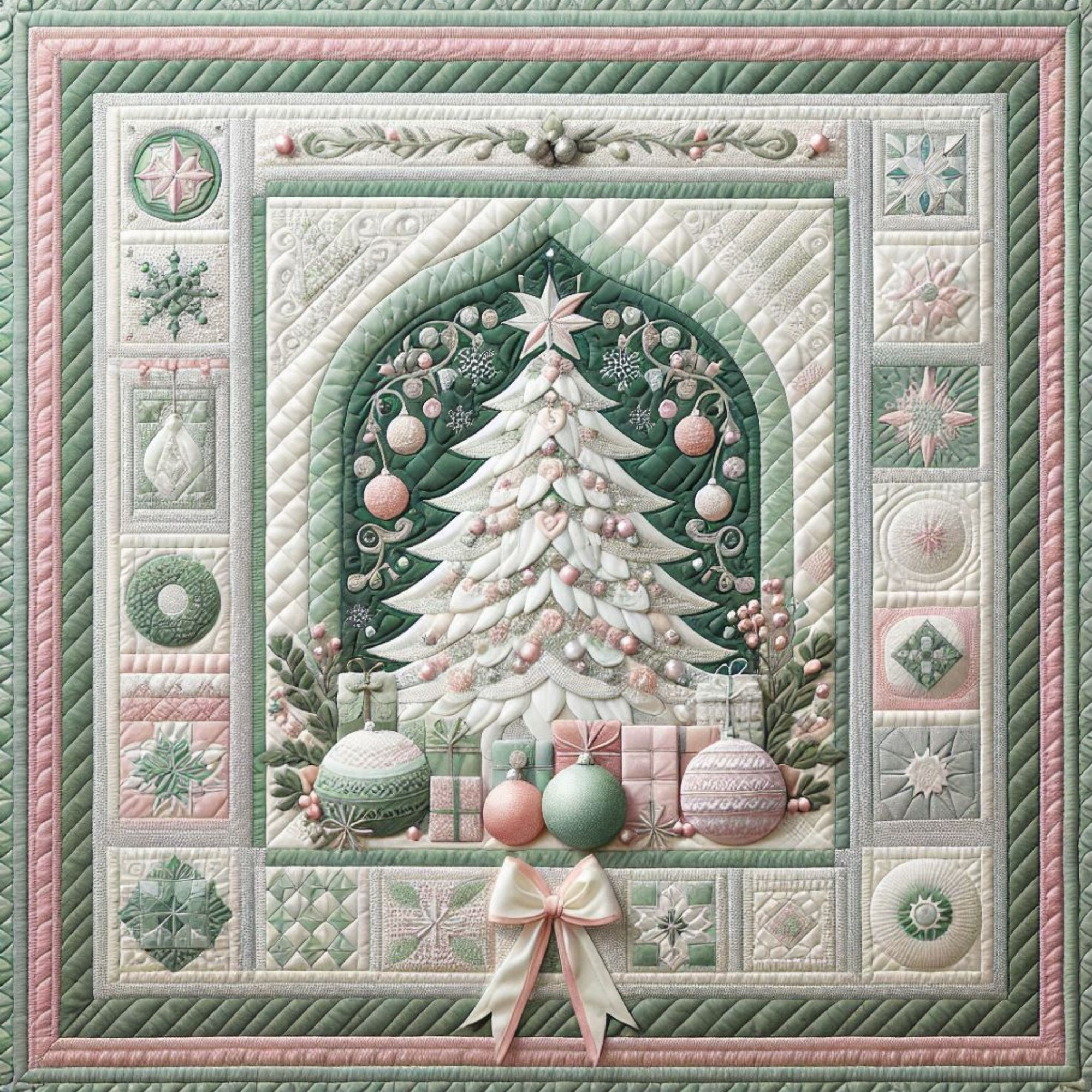 Frosted Evergreen Elegance Diamond Painting