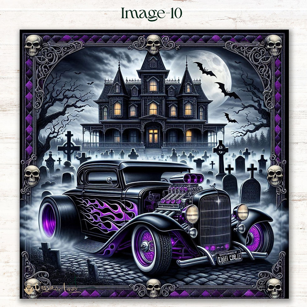 Thumbnail: Gothic Flame Cruiser Fabric Panels