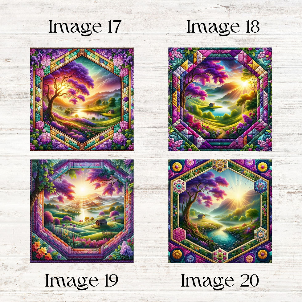 Thumbnail: Serene Landscape Fabric Panels