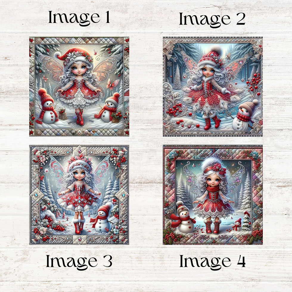 Thumbnail: Frosty Fairyland Magic Fabric Panels