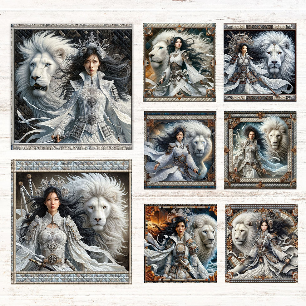 Thumbnail: Honor of the White Lion Fabric Panels