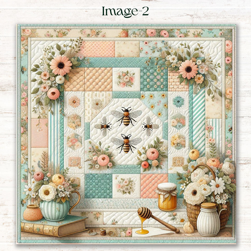 Thumbnail: Honeybee Meadow Diamond Painting