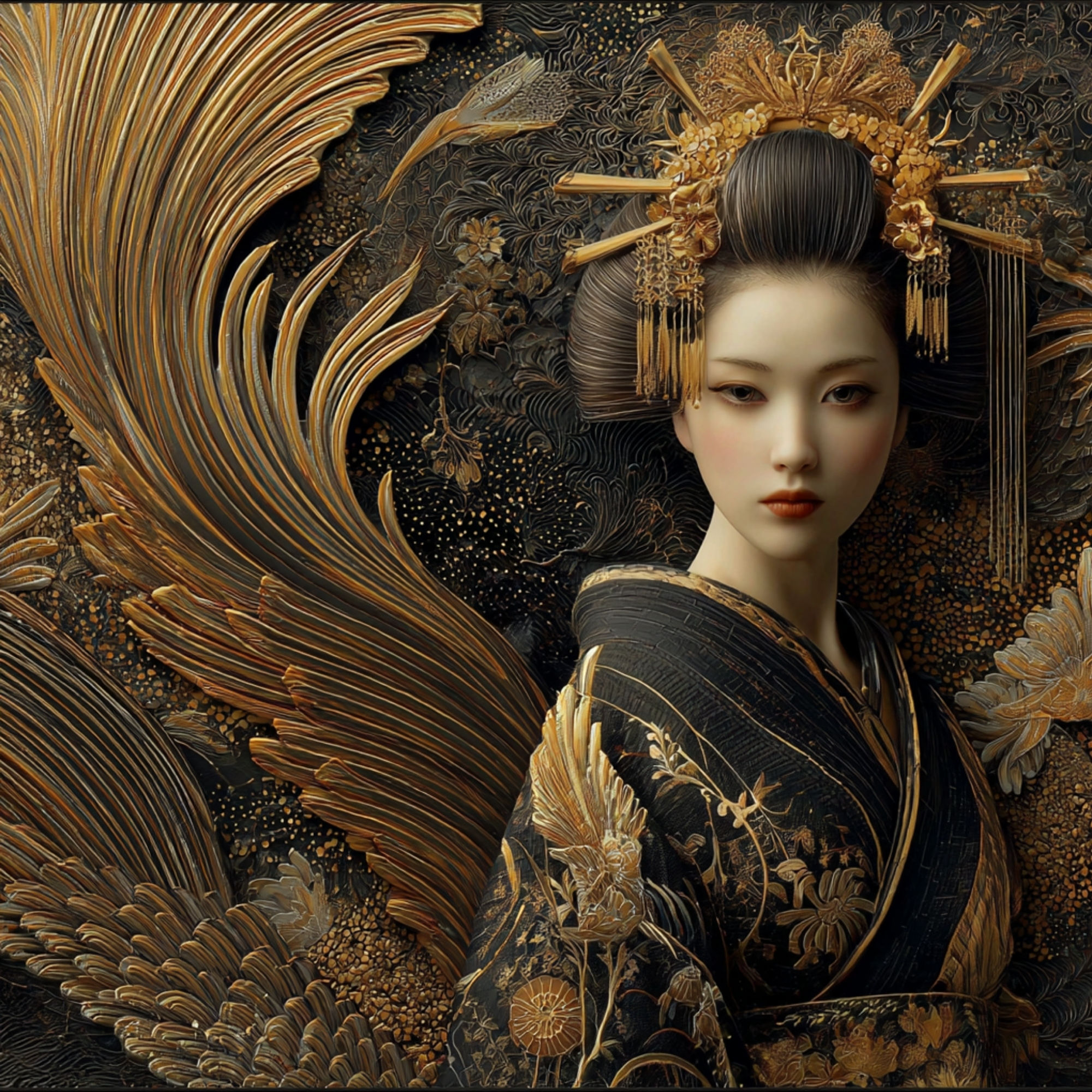 Gilded Eastern Elegance Diamond Painting