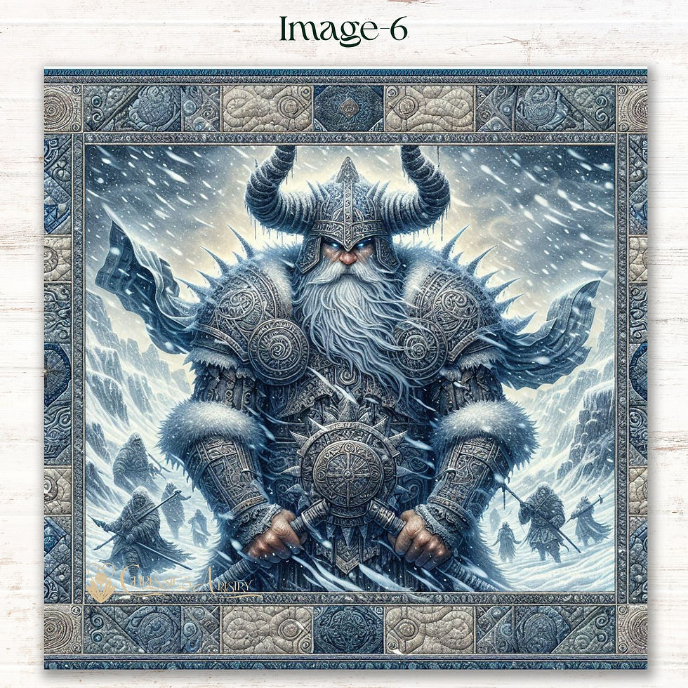 Thumbnail: Guardian of the Frozen North Fabric Panels