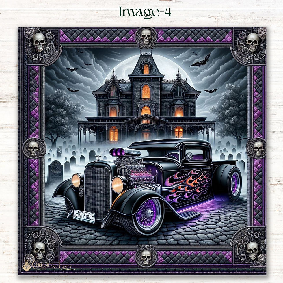 Thumbnail: Gothic Flame Cruiser Fabric Panels