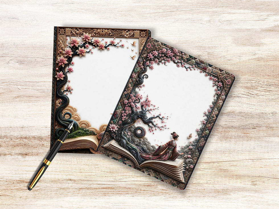 Thumbnail: Enchanted Pages Printable Notepad