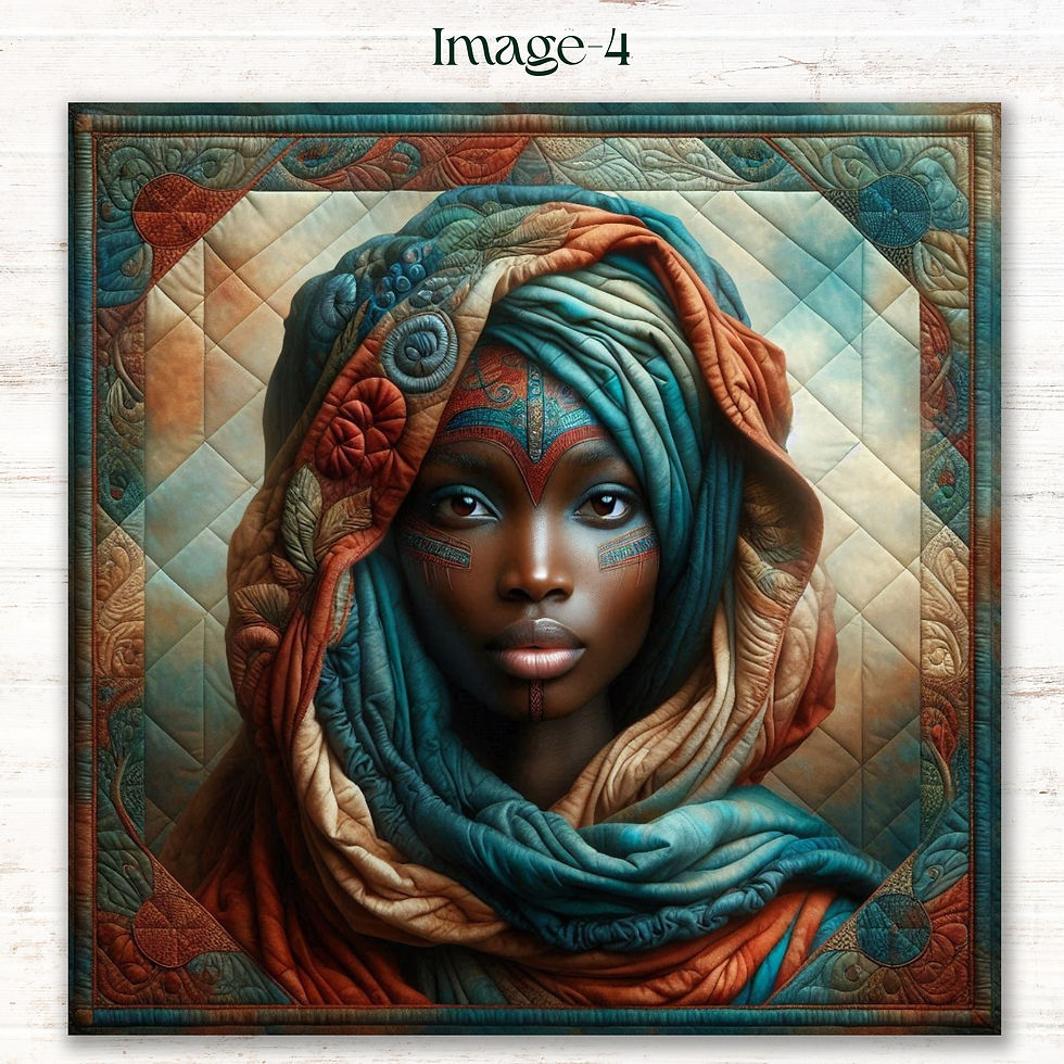 Thumbnail: Regal Beauty African Elegance Diamond Painting Kit