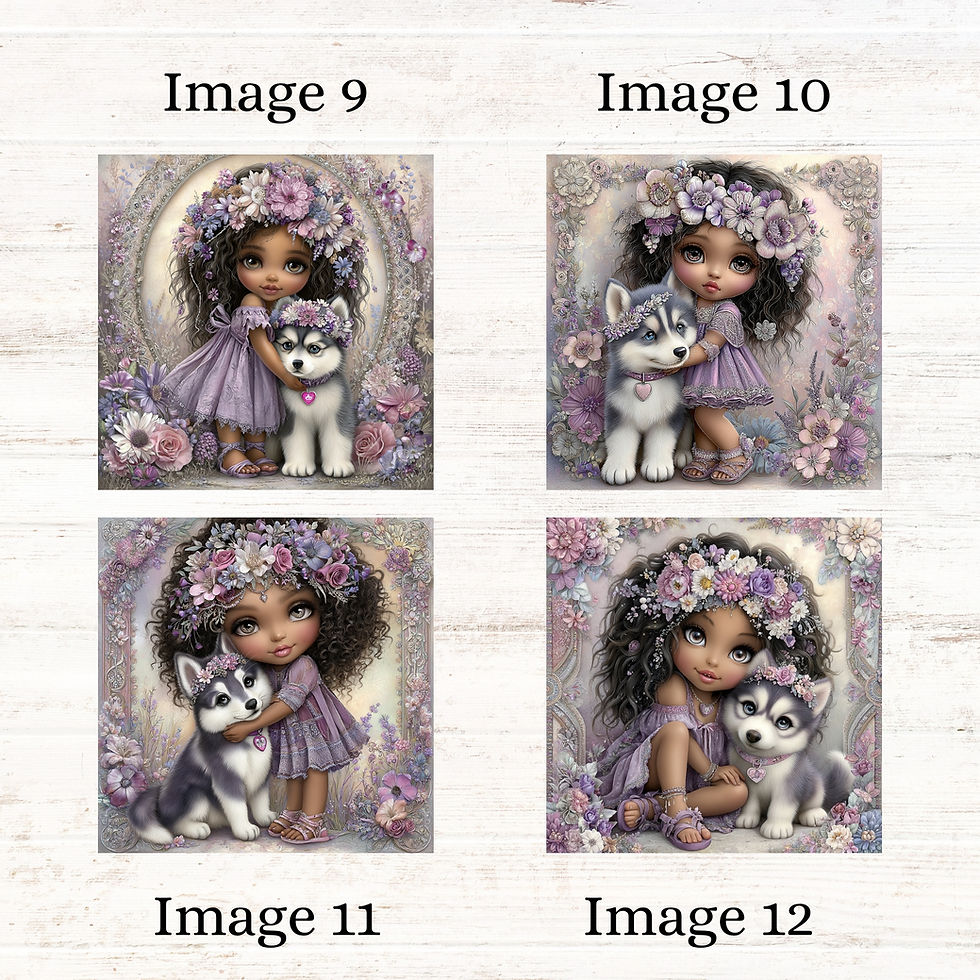 Thumbnail: Little Blossom Companions Fabric Panels