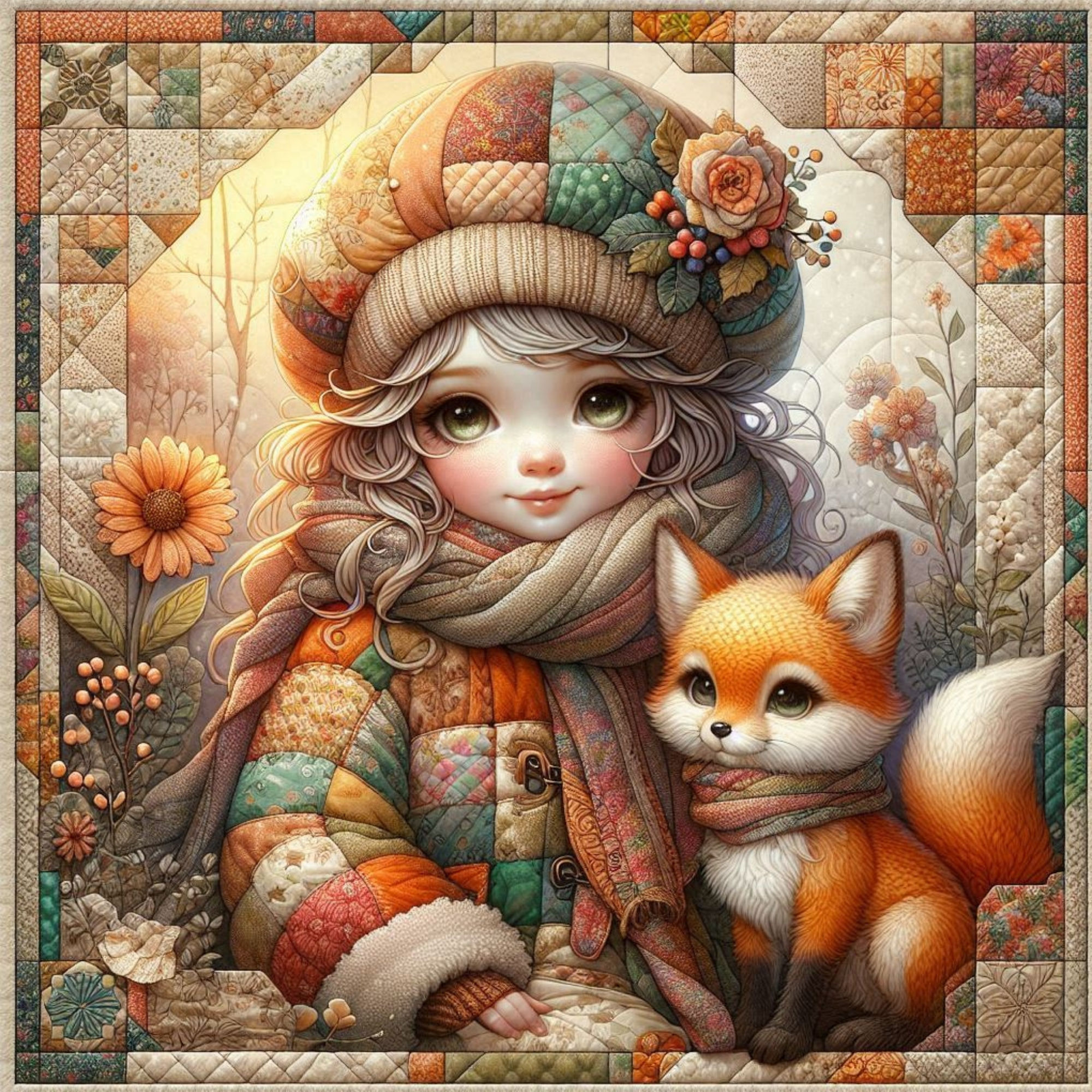 Autumn Companions Diamond Painting