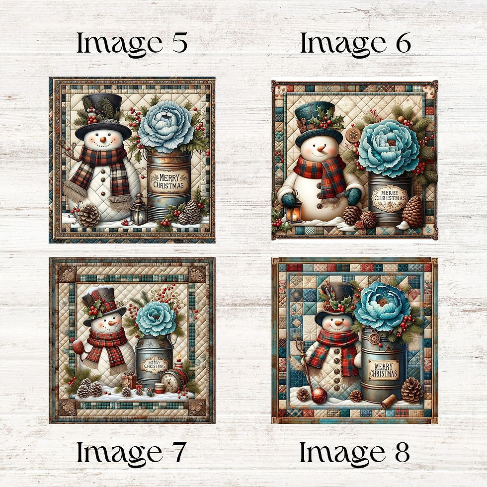 Thumbnail: Frosty Friends & Holiday Blooms Fabric Panels