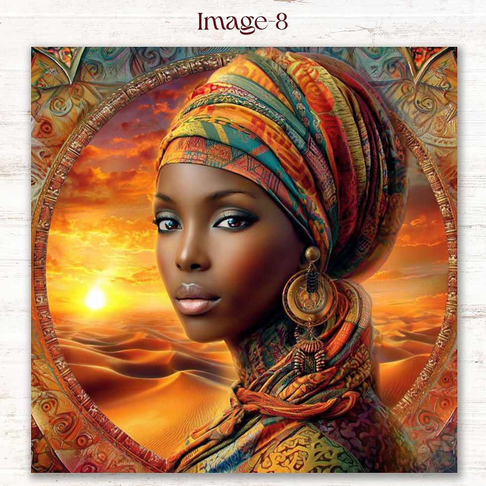 Thumbnail: African Sun Beauty Diamond Painting
