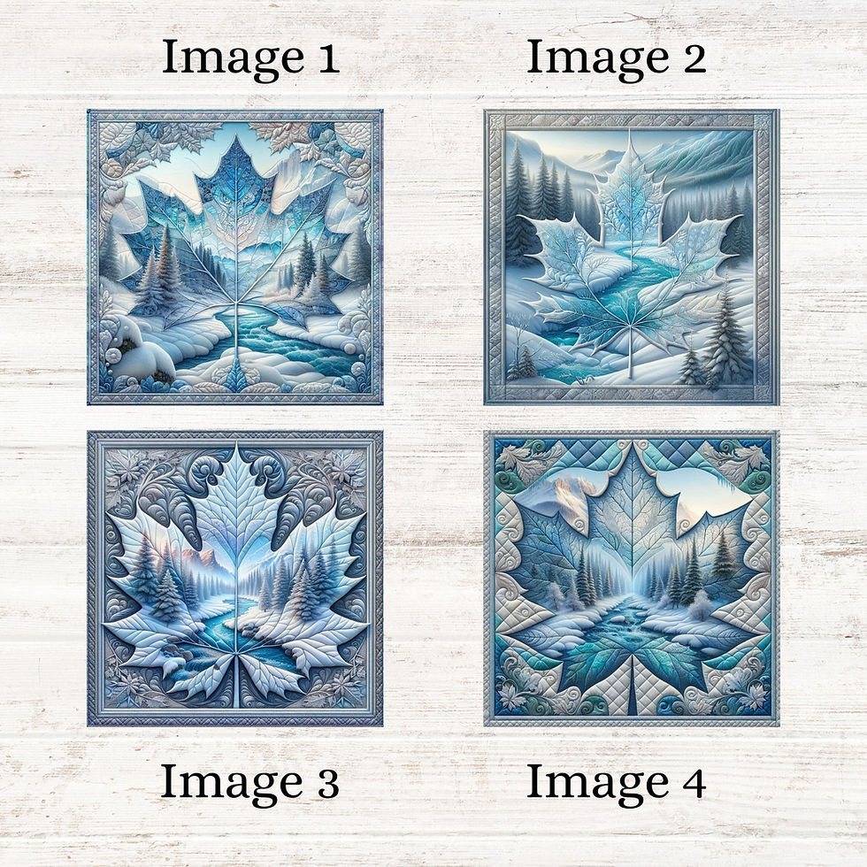 Thumbnail: Silent Snowfall Fabric Panels