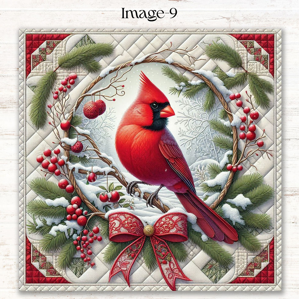 Thumbnail: Winter Cardinal Song Diamond Painting