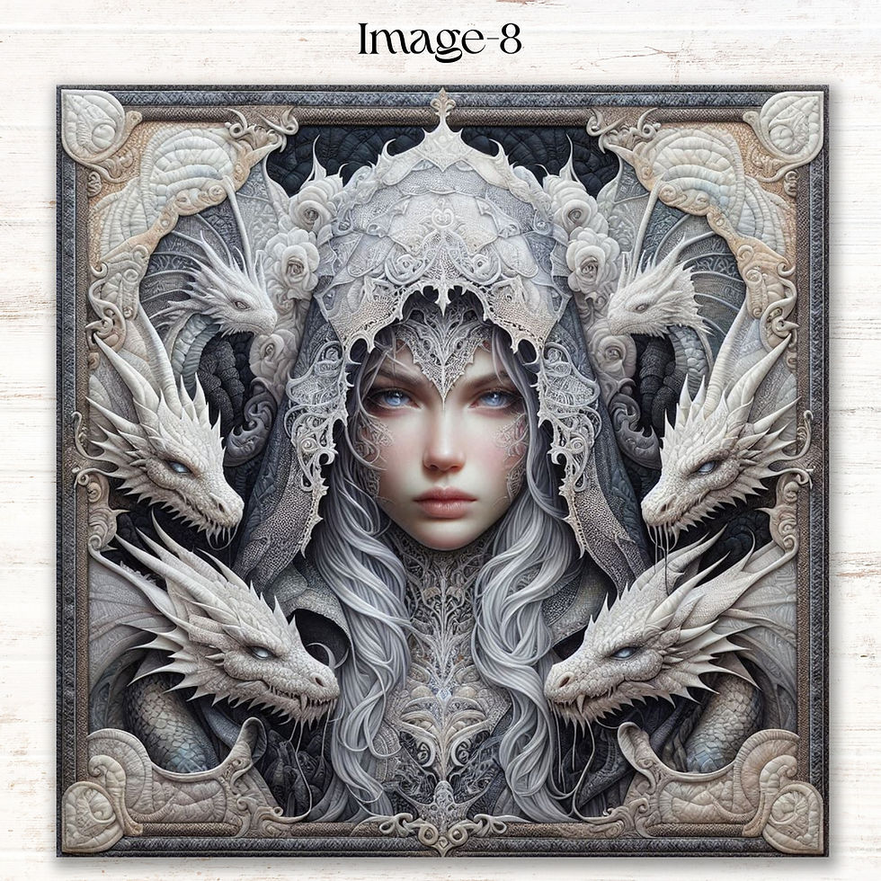 Thumbnail: Frostbound Dragon Queen Diamond Painting