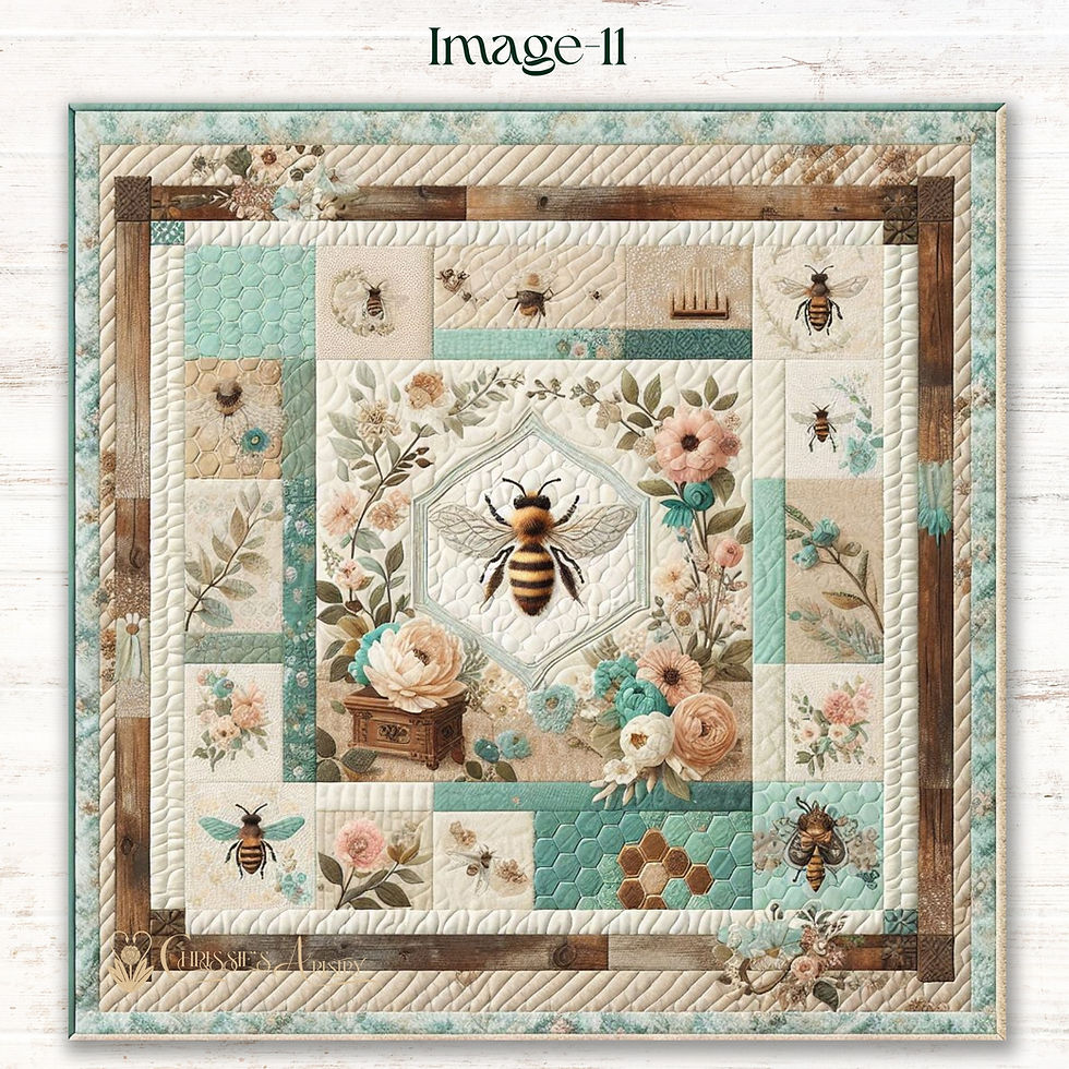 Thumbnail: Honeybee Meadow Fabric Panels