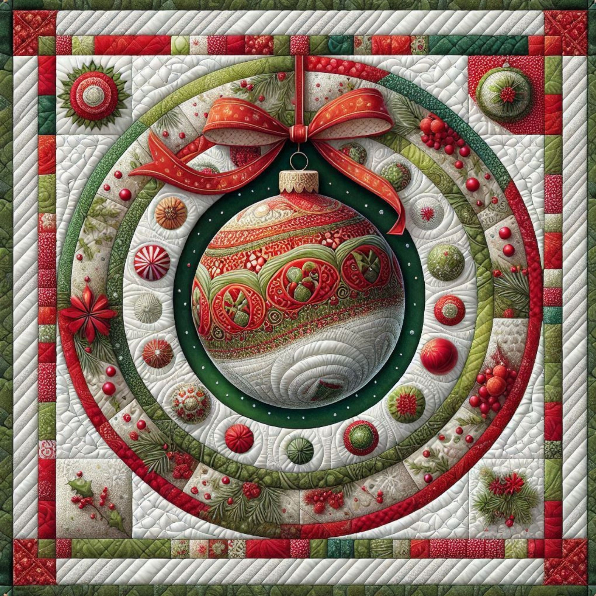 Holiday Ornament Elegance Diamond Painting