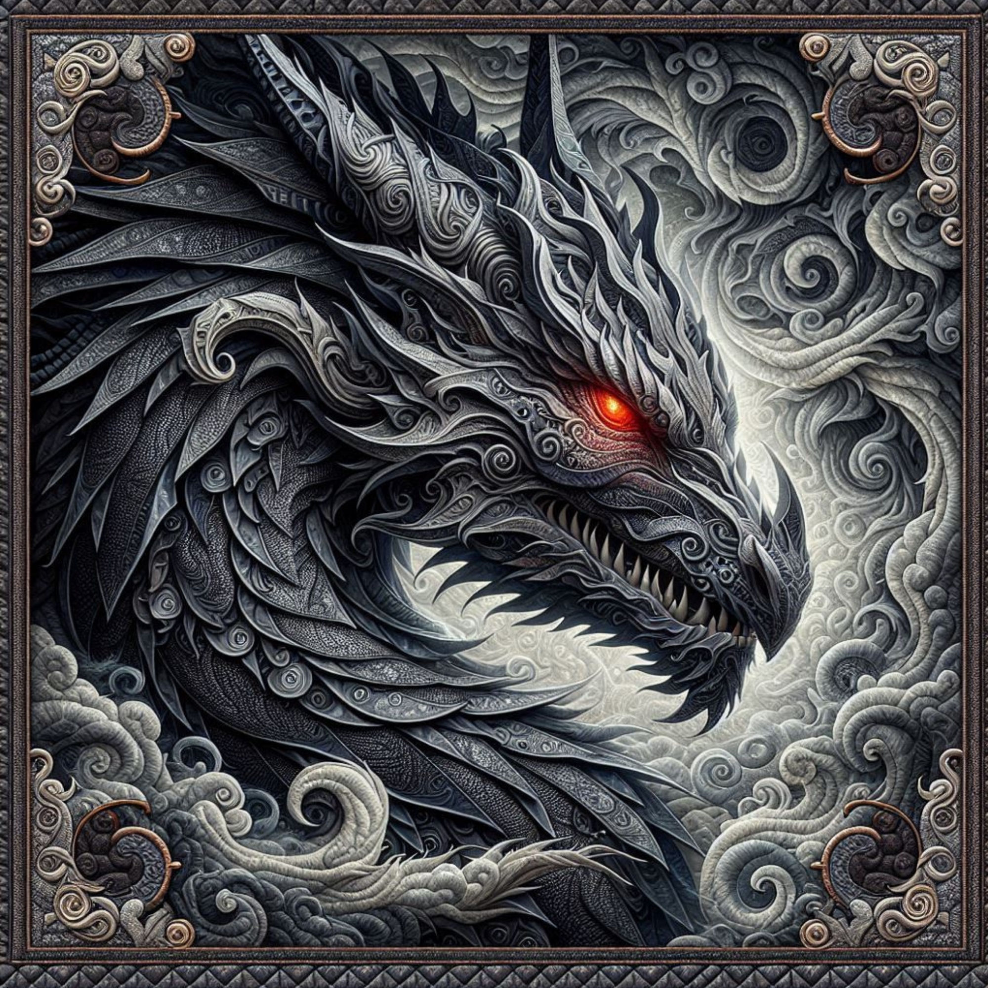Stormshroud Dragon Diamond Painting