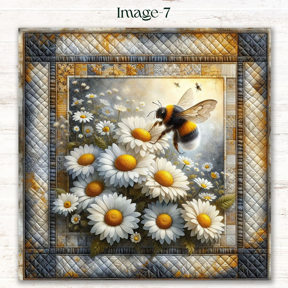 Thumbnail: Bee-Loved Blooms Diamond Painting