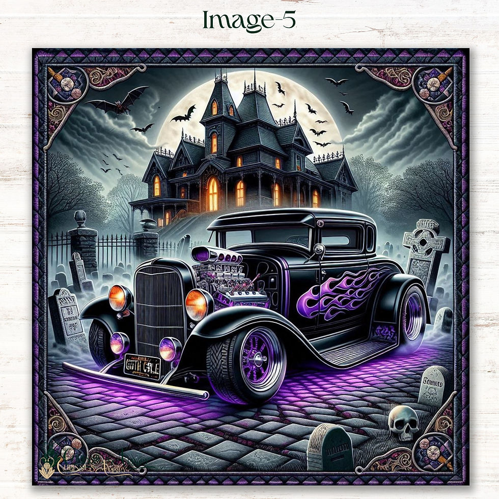 Thumbnail: Gothic Flame Cruiser Fabric Panels