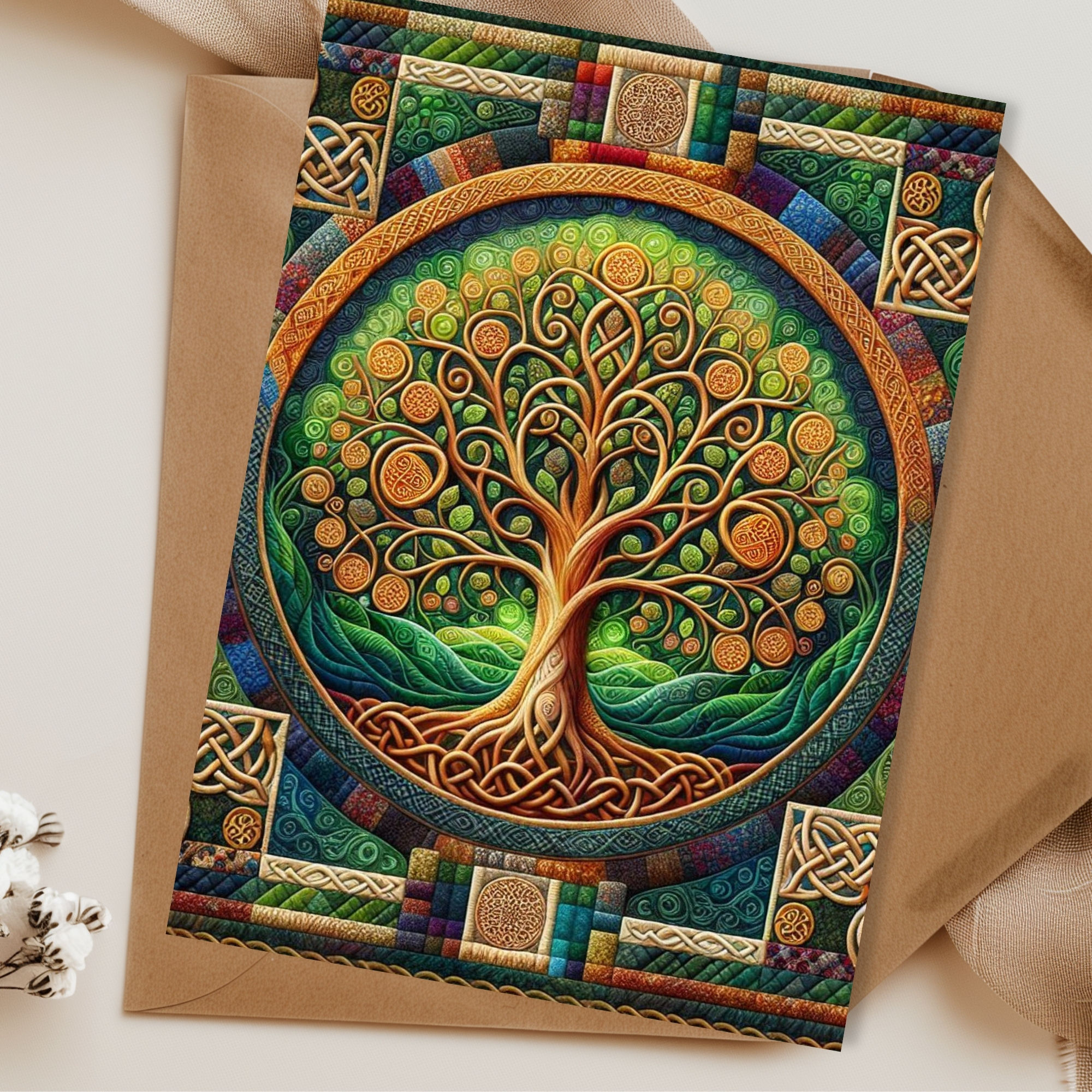 Spirit of the Celtic Forest Blank Greeting Card Set