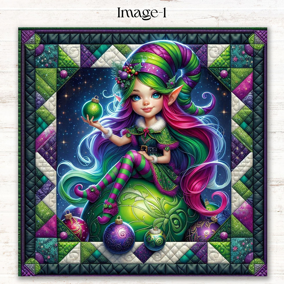 Thumbnail: Enchanted Elves Holiday Magic Diamond Painting