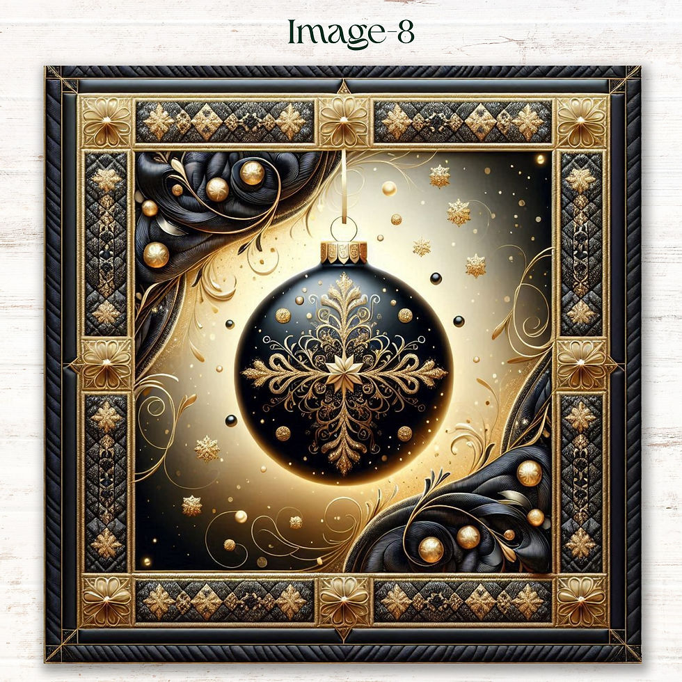 Thumbnail: Dazzling Festive Nights Fabric Panels