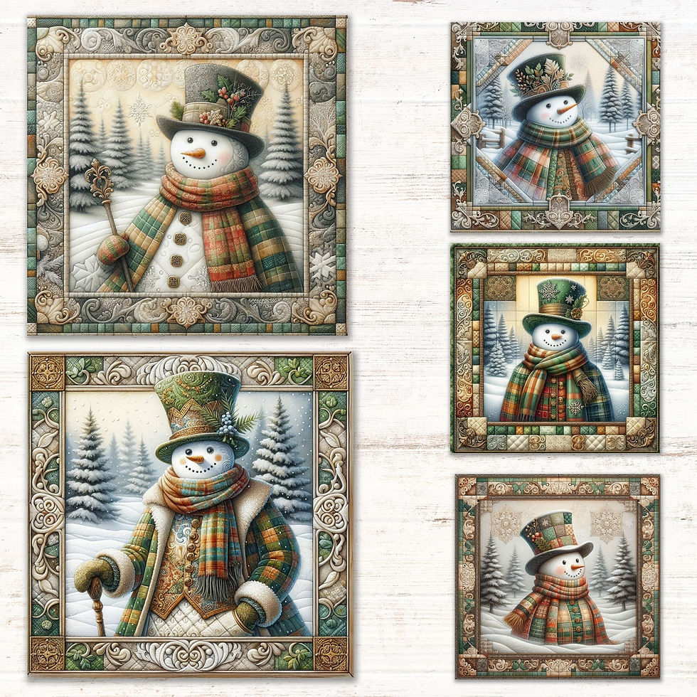 Thumbnail: Homespun Holiday 20-Piece Fabric Panel Set
